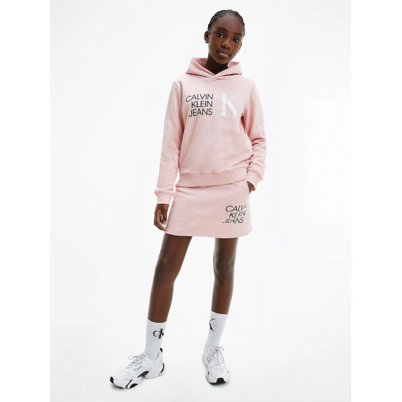 Hybrid Logo Skirt Sand Rose  CALVIN KLEIN