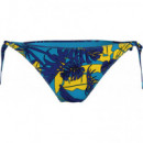 Cheeky String Side Tie-print Tropical Pr  CALVIN KLEIN