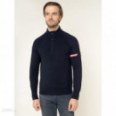 Th Monogram Button Mock  TOMMY HILFIGER