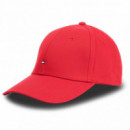 Th Classic Bb Cap Red  TOMMY HILFIGER