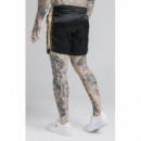 Muay Tie Satin Shorts Blk Gld  SIK SILK