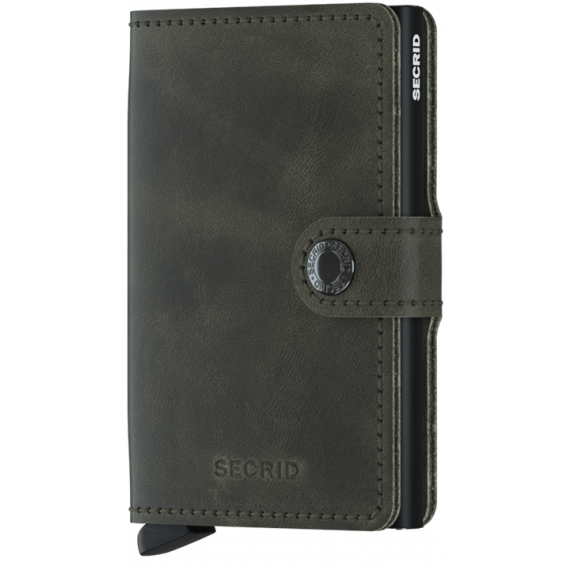 Se Miniwallet Vintage  Olive Black  SECRID
