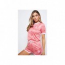 SS21 Shadow Roma Tee - Pink  SIK SILK