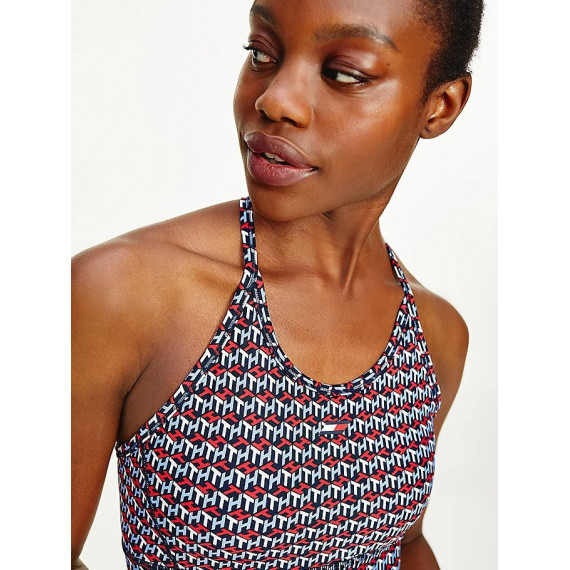 Mid Intensity Aop Long Bra Th Cube All O  TOMMY HILFIGER