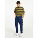 Tjm Tommy Badge Sweatpant Twilight Navy  TOMMY JEANS
