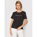 Tjw Slim Rwb Linear Tee Black  TOMMY JEANS