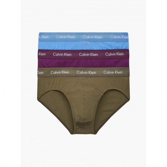 Hip Brief 3PK Cheshire Purple/ Active Bl  CALVIN KLEIN