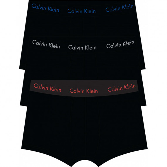 Low Rise Trunk 3PK B- Royalty/ Grey/ Exo  CALVIN KLEIN