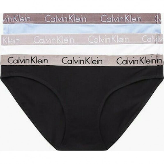 Bikini 3PK Black/white/prepster Blue  CALVIN KLEIN