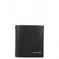 Micro Pebble Small N/s Trifold Black  CALVIN KLEIN - Guanxe Atlantic Marketplace