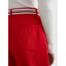 Cotton Tencel Chino Rw Short Primary Red  TOMMY HILFIGER
