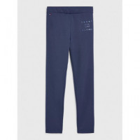 Tommy Foil Logo Legging Twilight Navy  TOMMY HILFIGER