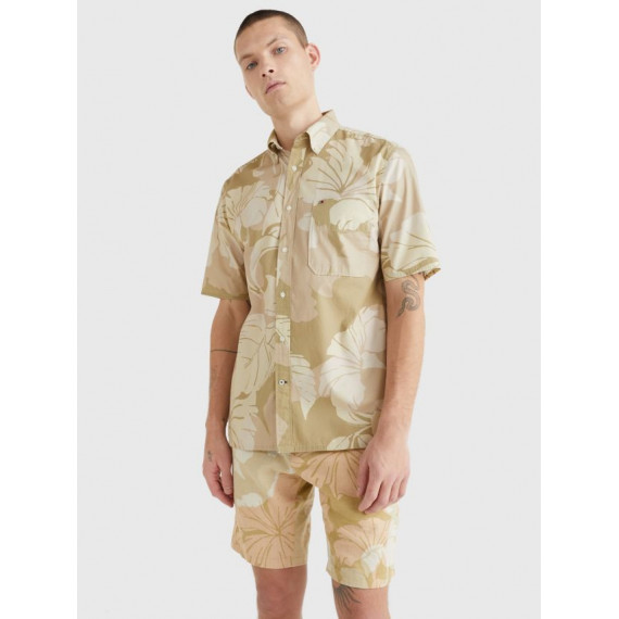 Casual Floral Camo Prt Shirt S/s Classic  TOMMY HILFIGER