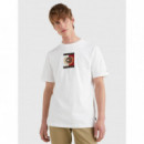 Icon Square Tee White  TOMMY HILFIGER