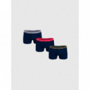 3P Trunk Wb Subluna/red Alert/army Green  TOMMY HILFIGER