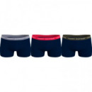 3P Trunk Wb Subluna/red Alert/army Green  TOMMY HILFIGER