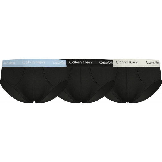 Hip Brief 3PK B-rain Dance/black/ Ivory  CALVIN KLEIN
