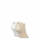 Th Women Sneaker 2P Beige  TOMMY HILFIGER