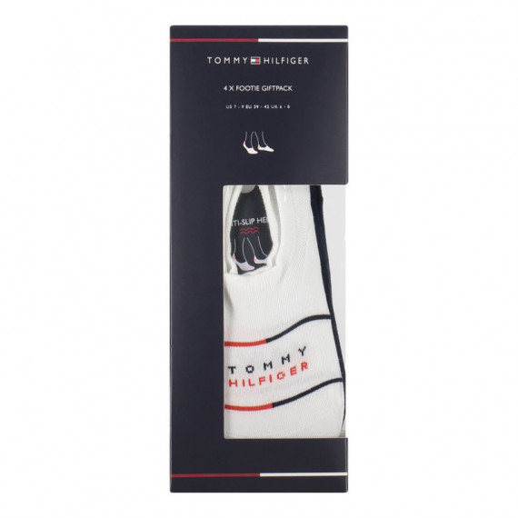 Th Men Footie High Cut Giftbox 4P Tommy  TOMMY HILFIGER