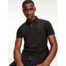 Core 1985 Regular Polo Black  TOMMY HILFIGER