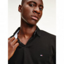 Core 1985 Regular Polo Black  TOMMY HILFIGER