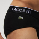 Pack de 3 Slips Negros  LACOSTE