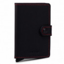 Se Miniwallet Matte Black & Red  SECRID