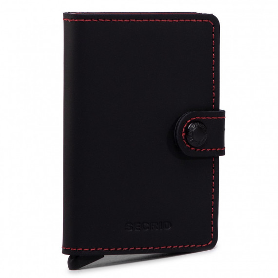 Se Miniwallet Matte Black & Red  SECRID