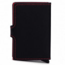 Se Miniwallet Matte Black & Red  SECRID