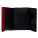 Se Miniwallet Matte Black & Red  SECRID
