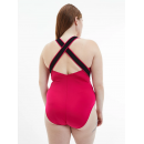 Plunge One Piece Royal Pink  CALVIN KLEIN