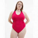 Plunge One Piece Royal Pink  CALVIN KLEIN