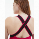 Plunge One Piece Royal Pink  CALVIN KLEIN