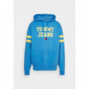 Tjm Graphic Hoodie Electric Aqua  TOMMY JEANS