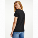 Heritage Hilfiger C-nk Reg Tee Black  TOMMY HILFIGER