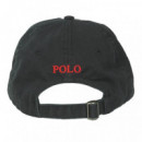 Rl Classic Sport Cap W/ Pp Rl Black/rl 2  RALPH LAUREN