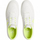 Cupsole Laceup Basket Low Poly White/saf  CALVIN KLEIN