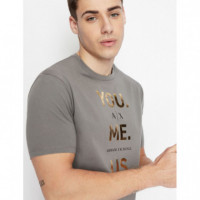 T-shirt Smoked Pearl  ARMANI EXCHANGE - Guanxe Atlantic Marketplace