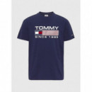 Tjm Clsc Athletic Twisted Logo Twilight  TOMMY JEANS