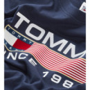 Tjm Clsc Athletic Twisted Logo Twilight  TOMMY JEANS