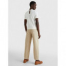 REG NATURAL DYE C-NK POLO SS ECRU