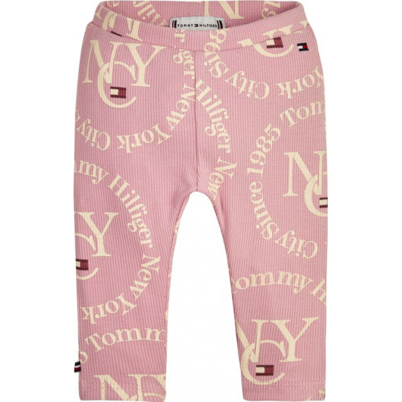 Baby Rib Legging Pink Shade Allover  TOMMY HILFIGER