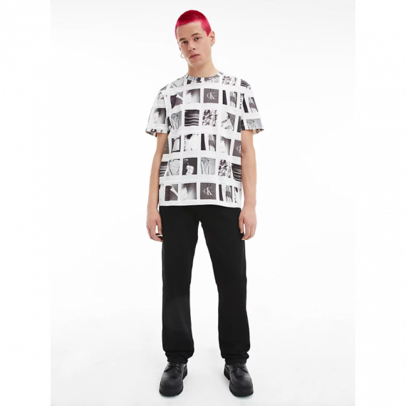 Polaroid Aop Tee Polaroid Aop Creamy Whi  CALVIN KLEIN