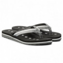Chanclas Tommy Negras  TOMMY HILFIGER