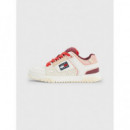 Wmns Tommy Jeans Skate Sneaker Ivory  TOMMY HILFIGER