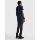 Text Bar Corp Tee Desert Sky  TOMMY HILFIGER