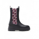 Botas Tommy - Monogram Chelsea Boot Desert Sky  TOMMY HILFIGER