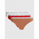3P Thong Feather White/copper Canyon/emp  TOMMY HILFIGER