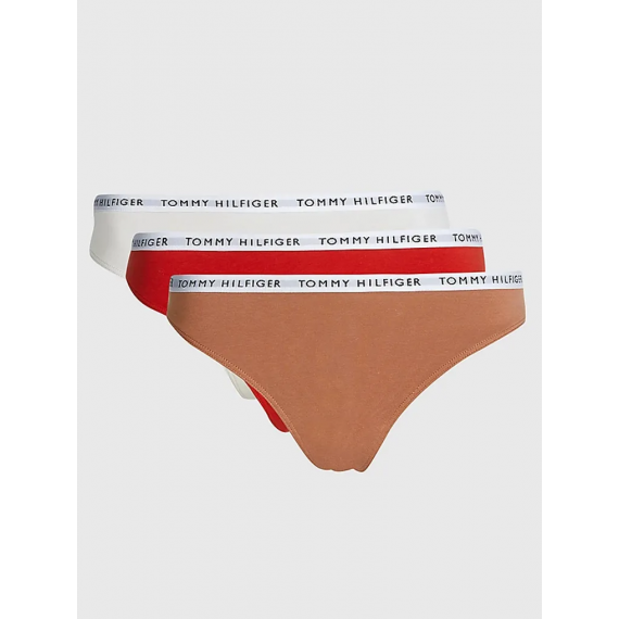 3P Thong Feather White/copper Canyon/emp  TOMMY HILFIGER