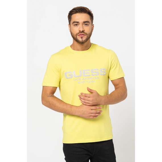 Bertil Ss Cn Tee Amarilla  GUESS
